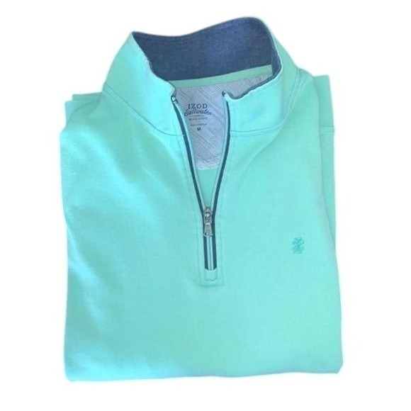 Izod Other - IZOD Saltwater Relaxed Classics Pullover Shirt Top - Mint Green‎